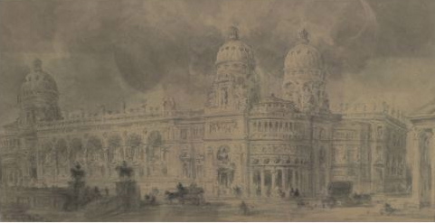 Sir Matthew Digby Wyatt (1820-1877) Design for a New National Gallery London, 1866 Gallery Lingard