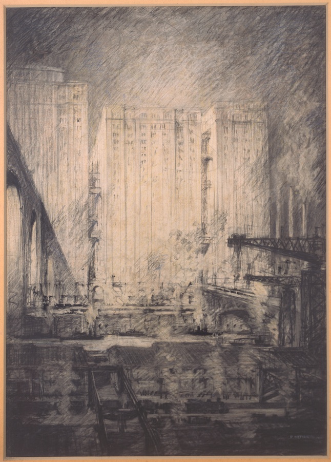 Philip D Hepworth (1890-1963), L'Usine, 1922, Gallery LIngard